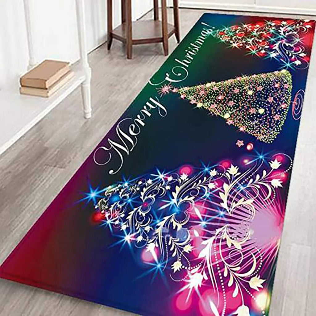 Merry Christmas Doormat – Festive Indoor Rug | 3 Sizes, 6 Designs Christmas Area Rug Oasis Select A 50cmx80cm
