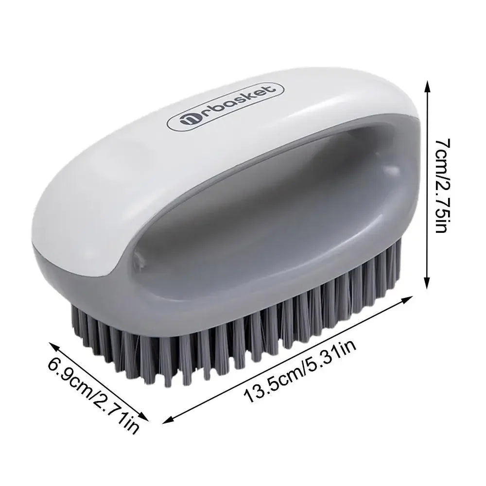 Soft Bristle Shoe Cleaning Brush – Anti-Slip & Hangable Shoe Cleaning Brush Oasis Select White