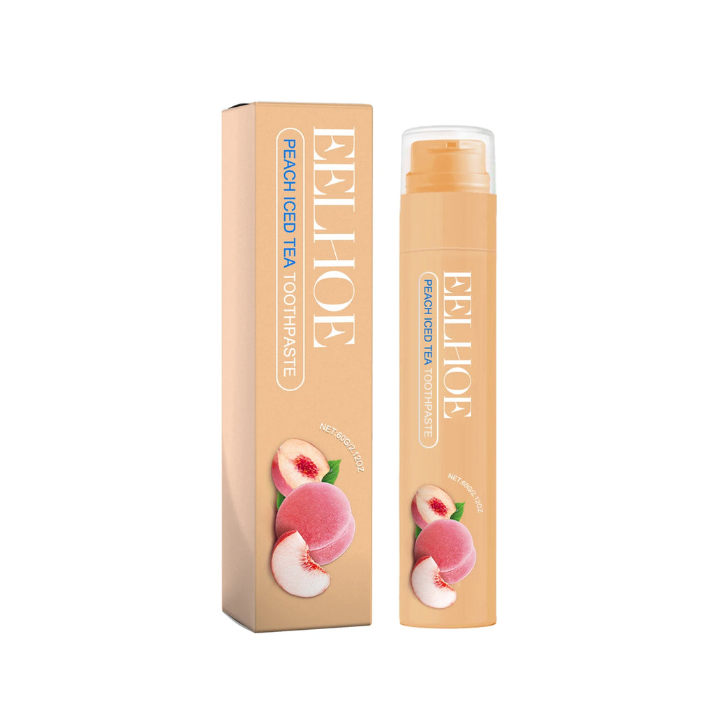 Whitening Toothpaste Various Flavors Remove Stains Clean Teeth Freshen Breath Protect Teeth-Fruity Formula Clean Fresh Mouth Oasis Select Peach Flavor