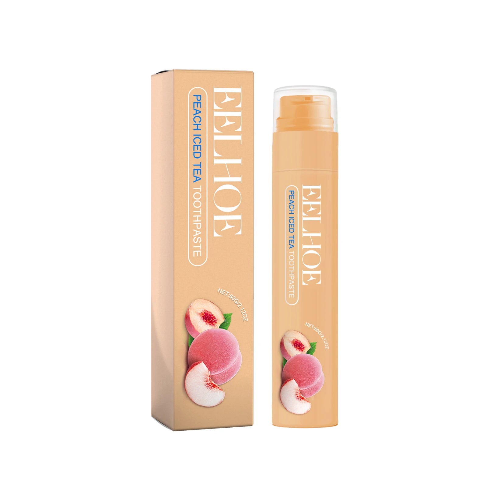 Whitening Toothpaste Various Flavors Remove Stains Clean Teeth Freshen Breath Protect Teeth-Fruity Formula Clean Fresh Mouth Oasis Select Peach Flavor