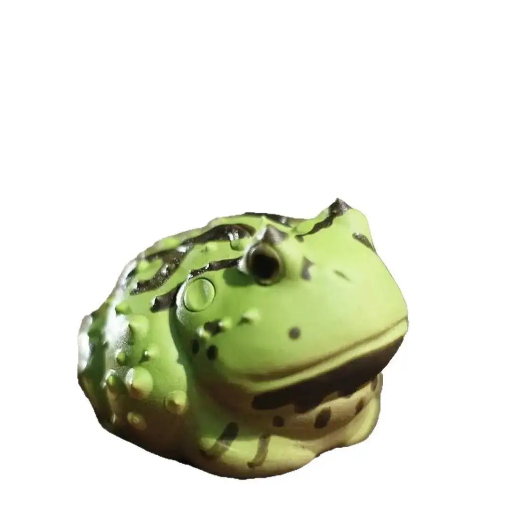 Tea Pet King Horned Frog Wealth-Attracting Frog Tea Play Fish Tank Landscaping Decoration Tea play Oasis Select