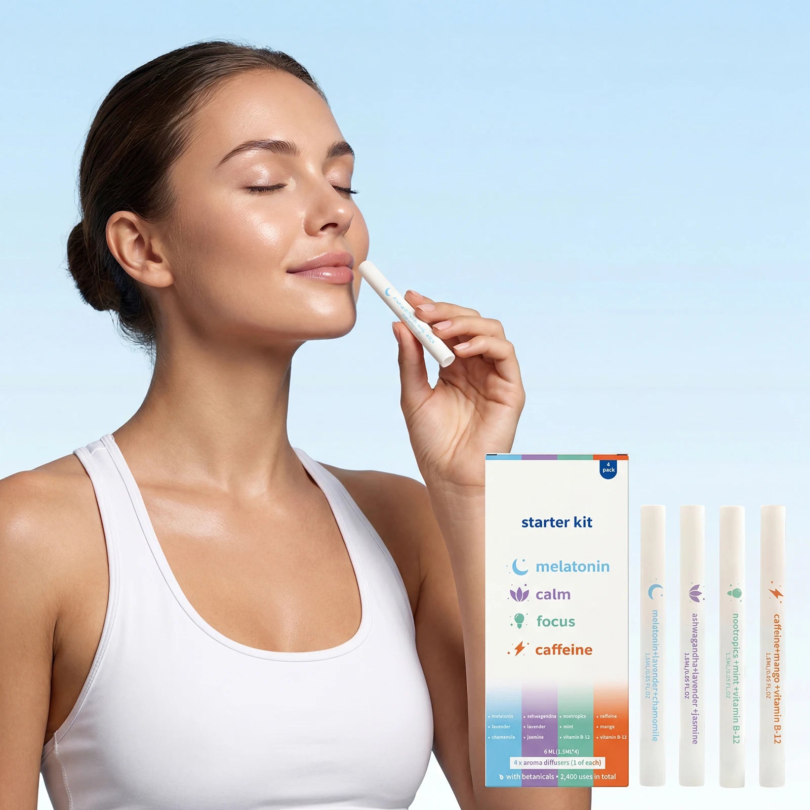 Herbal Nasal Care Stick Set Natural Essential Oil Formula Portable Daily Refreshing Moisturizing Soothing Comfort Travel Oasis Select