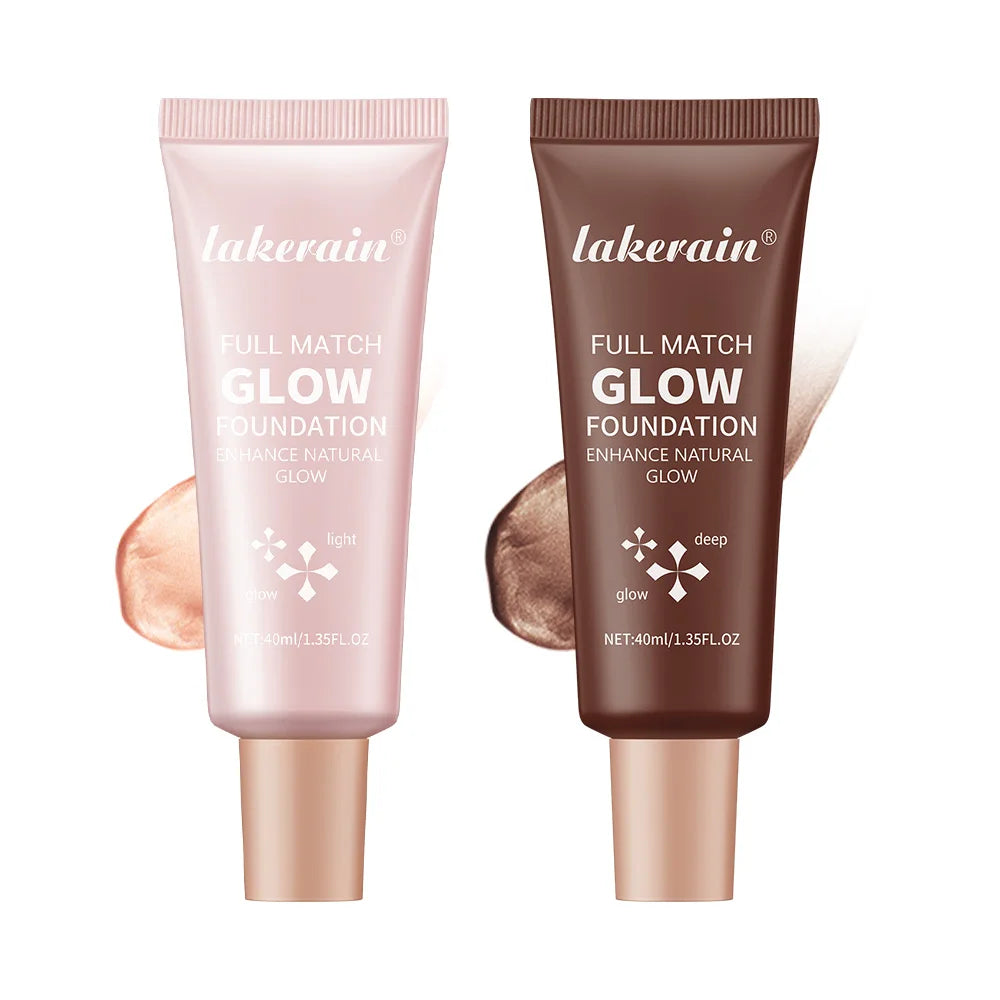 Glowing Foundation Natural Glow Enhancer Moisturizing Lightweight Base Multi-purpose Highlighter Liquid Foundation Cosmetics Oasis Select 2 and 4