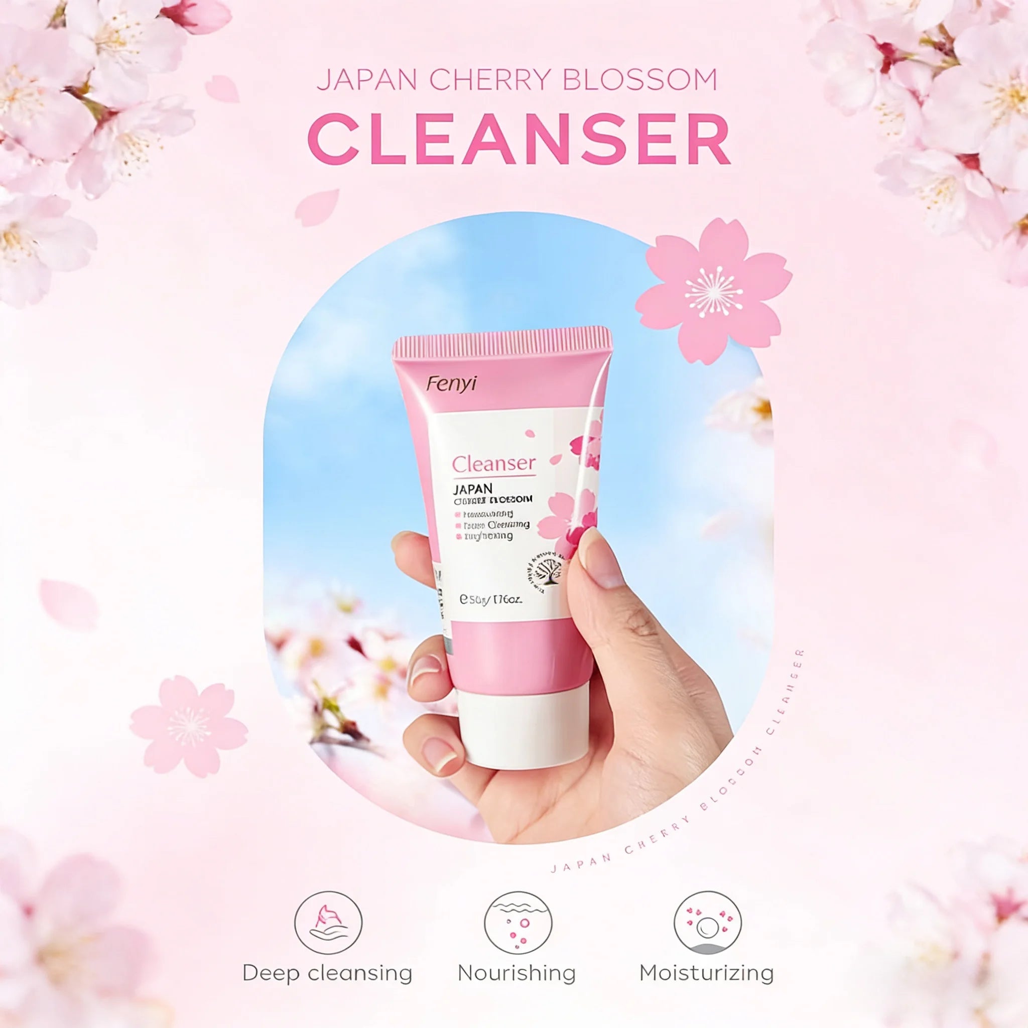 LAIKOU Vitamin C Facial Cleanser – Hydrating Foam Face Wash Vitamin C Face Wash Oasis Select