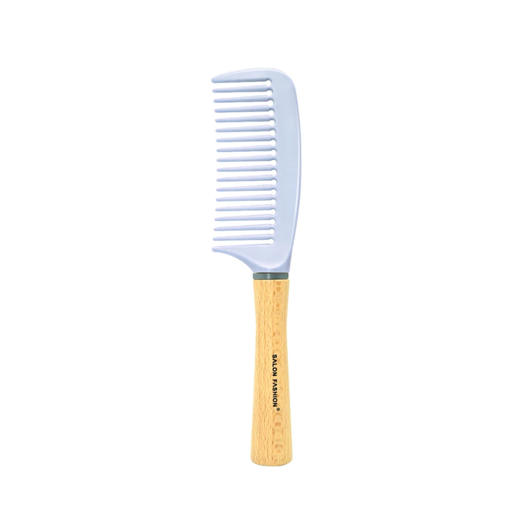 Wooden Handle Anti-Static Air Cushion Hair Brush & Comb