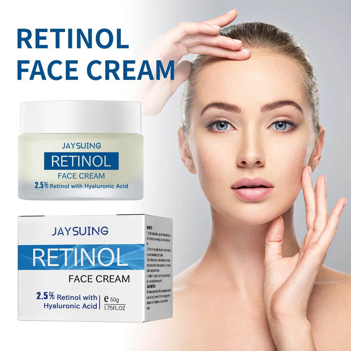 Jaysuing Retinol Firming Face Cream | Anti-Aging Moisturizer 50g Retinol Face Cream Oasis Select