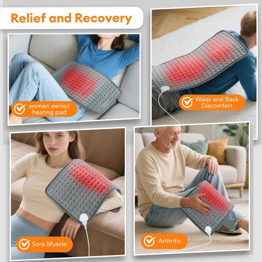 AFDEAL Electric Heating Pad 9 Levels – Leg & Body Warmer 30×60cm