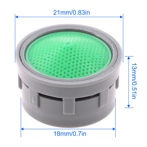 10/12/20PCS Green Plastic Faucet Aerator 21mm Anti-Splash Water Saving Tap Bubbler with Rubber O-Rings Kitchen Bathroom Oasis Select