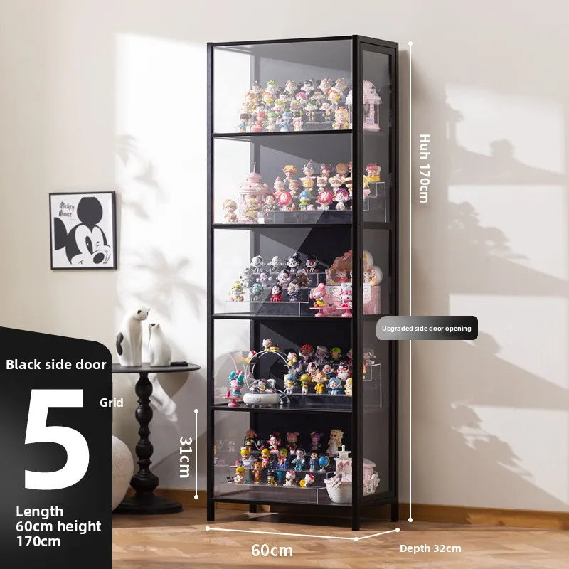 Blind box storage display stand Large capacity transparent acrylic storage box POP MART figure doll collection cabinet Oasis Select Five doors 60 long