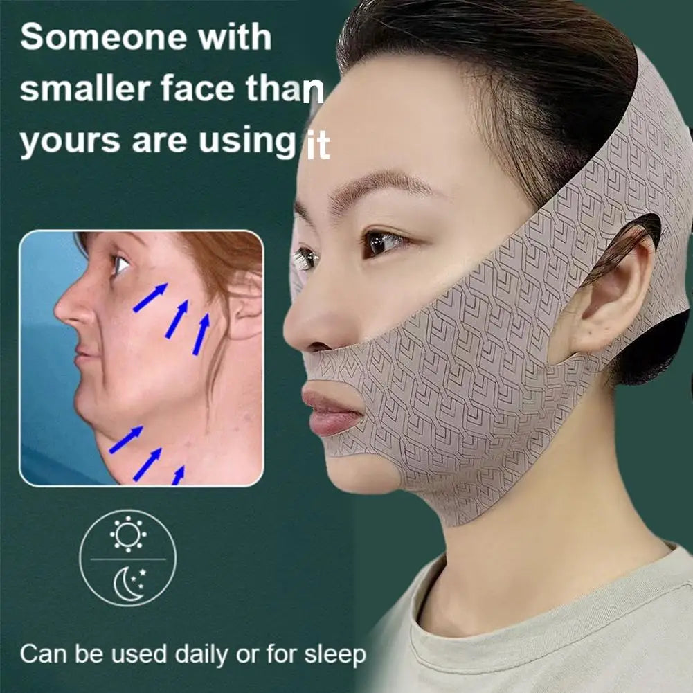 SADOER V Line Chin Up Mask – Face Lifting & Sculpting Strap Face Lifting Mask Oasis Select