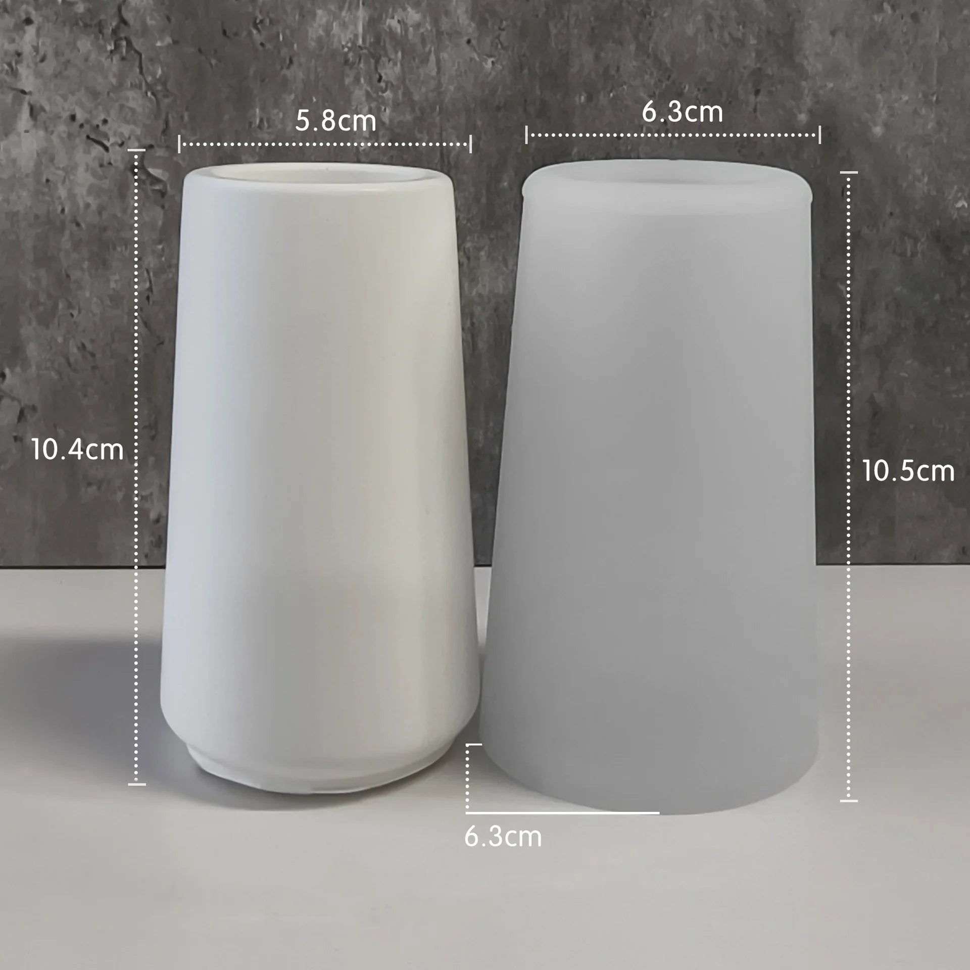 Stripes Vase Silicone Mold DIY Gypsum Vase 3D Ornaments Molds Epoxy Plaster Concrete Flower Pot Mould Gardening Decoration Oasis Select J-301a