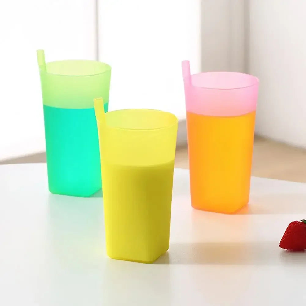 360ml Great Straw Cup Multipurpose Large Capacity Integrated Measuring Straw Drink Jug Juego Tazas De Cafe Y Plato Oasis Select
