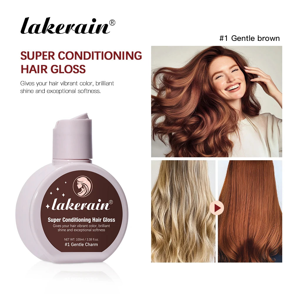 Super Conditioning Hair Gloss Enhance Color Luster Nourishing Repairing Long-lasting Color Hair Tinted Moisturizer No Need Mix Oasis Select
