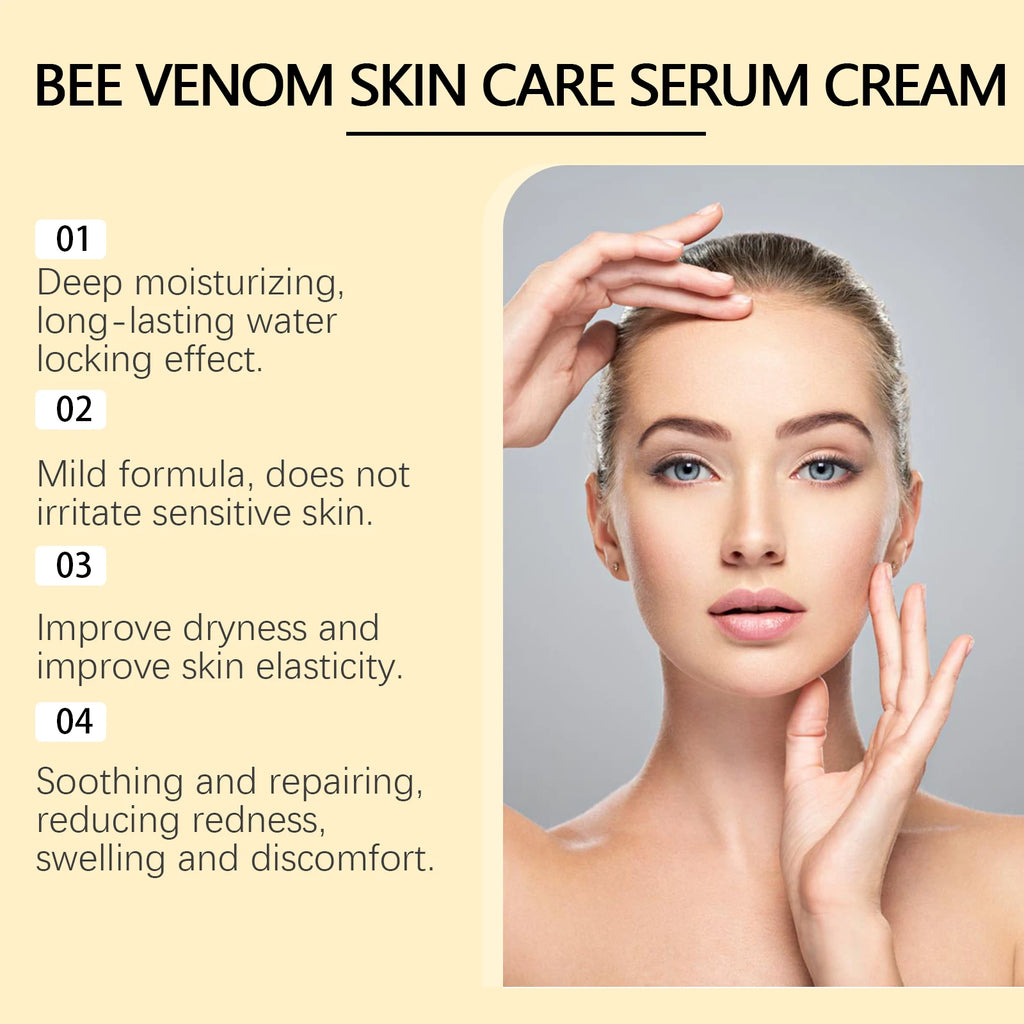 Hoygi Bee Venom Face Cream – Moisturizing, Firming & Brightening Face Moisturizer Cream Oasis Select