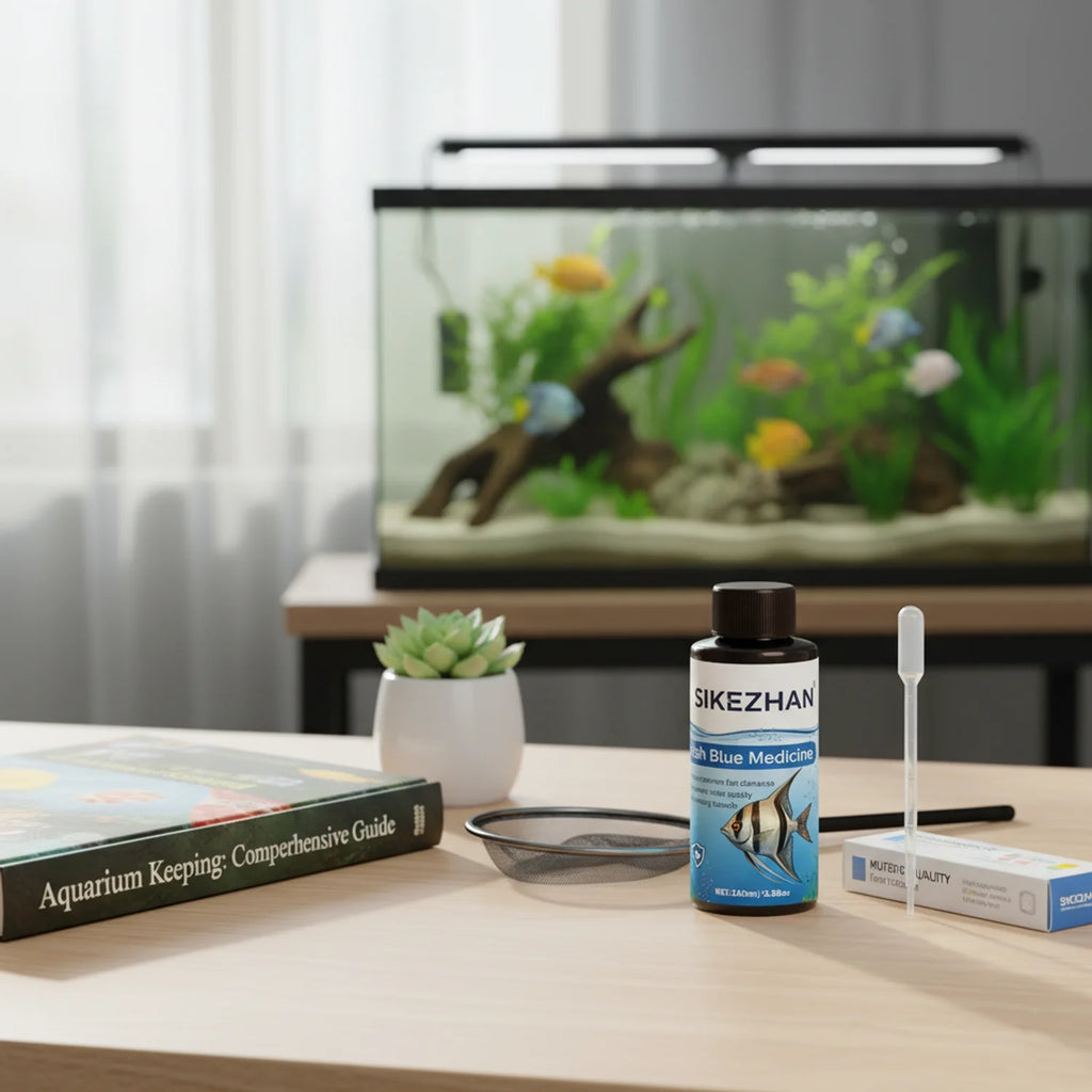 Aquarium Fish Tank Methylene Blue Water Care Anti Ich White Spot Fungus Disease Remedy Safe For Tropical Freshwater Fish Healing Oasis Select