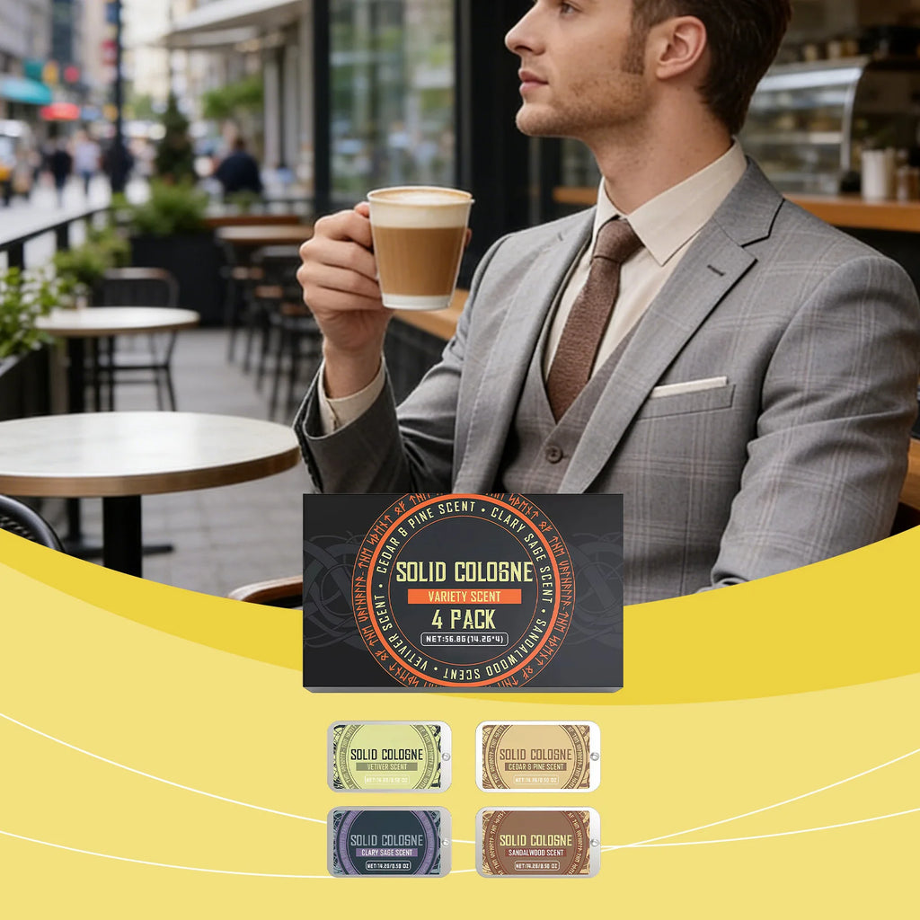 Men's Solid Perfume Balm Set – Fresh & Long-Lasting Scent Solid Perfume Balm Set Oasis Select
