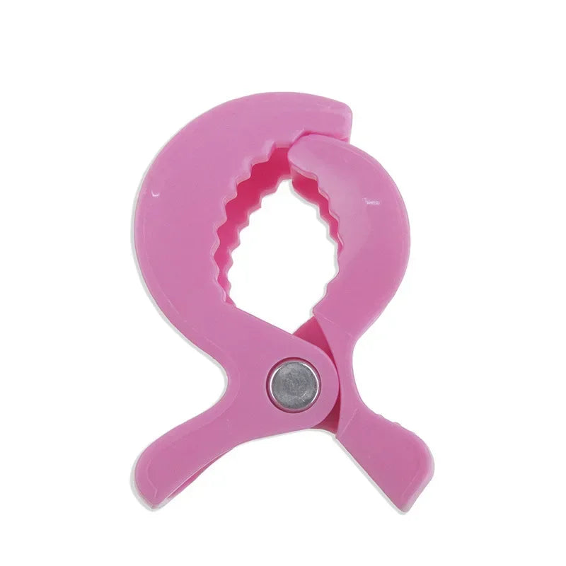 1- Baby Colorful Car Seat Accessories Plastic Pushchair Toy Clip Pram
