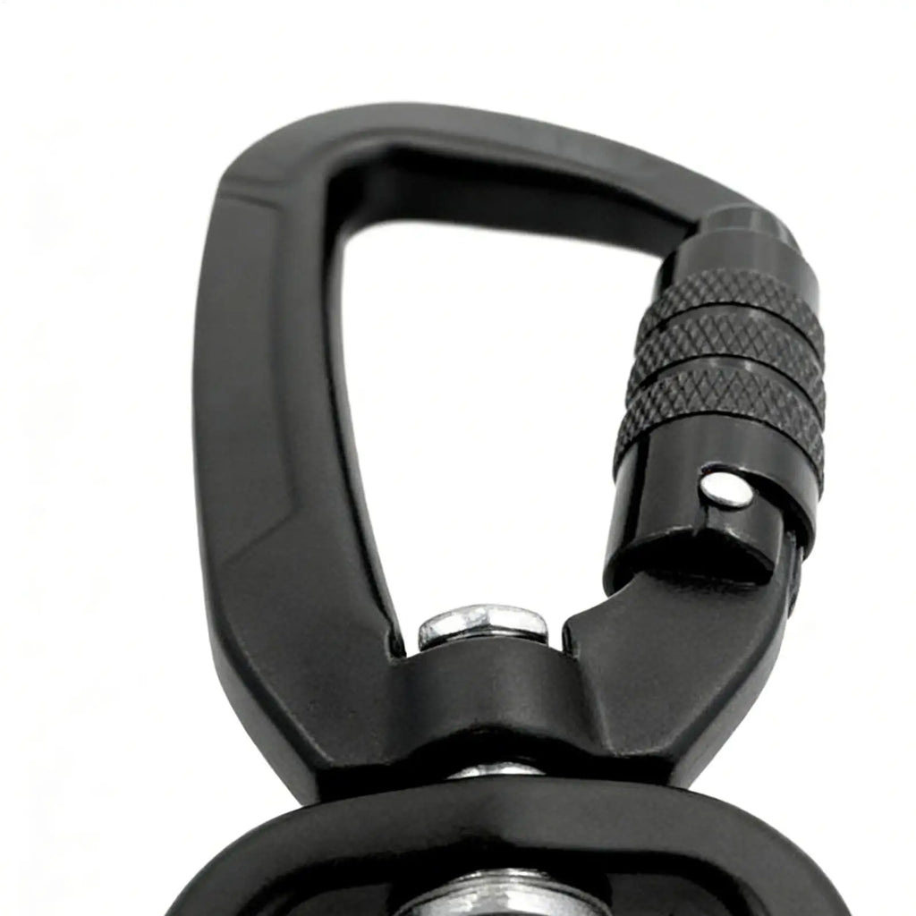 Aluminum Alloy Carabiner D-Ring Key Chain Clip Camping Keyring Hook Outdoor Travel Climbing Camping Backpacking Fishing Oasis Select
