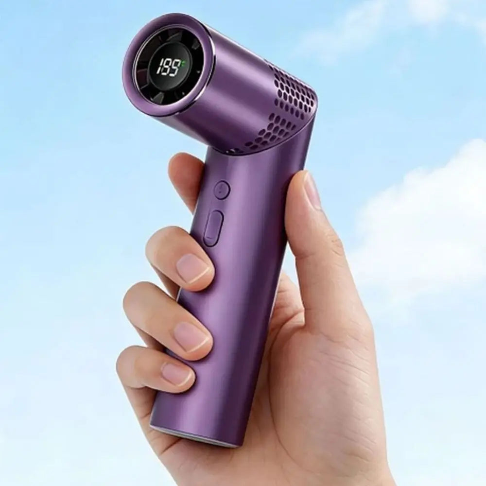 Portable Mini Cooling Fans USB Rechargeable Ice Compress Handheld Folding Fan High Speed Lipstick Size Air Conditioner Fan Oasis Select