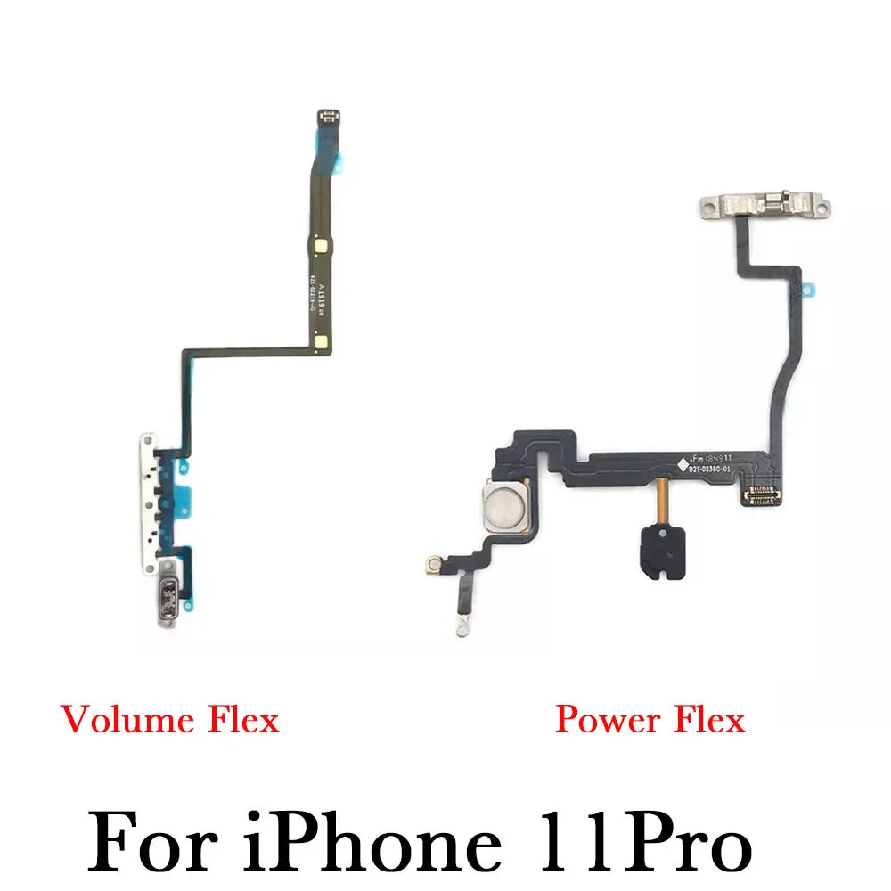 Power Volume Silent Flex Cable iPhone X XR XS 11 Pro Max