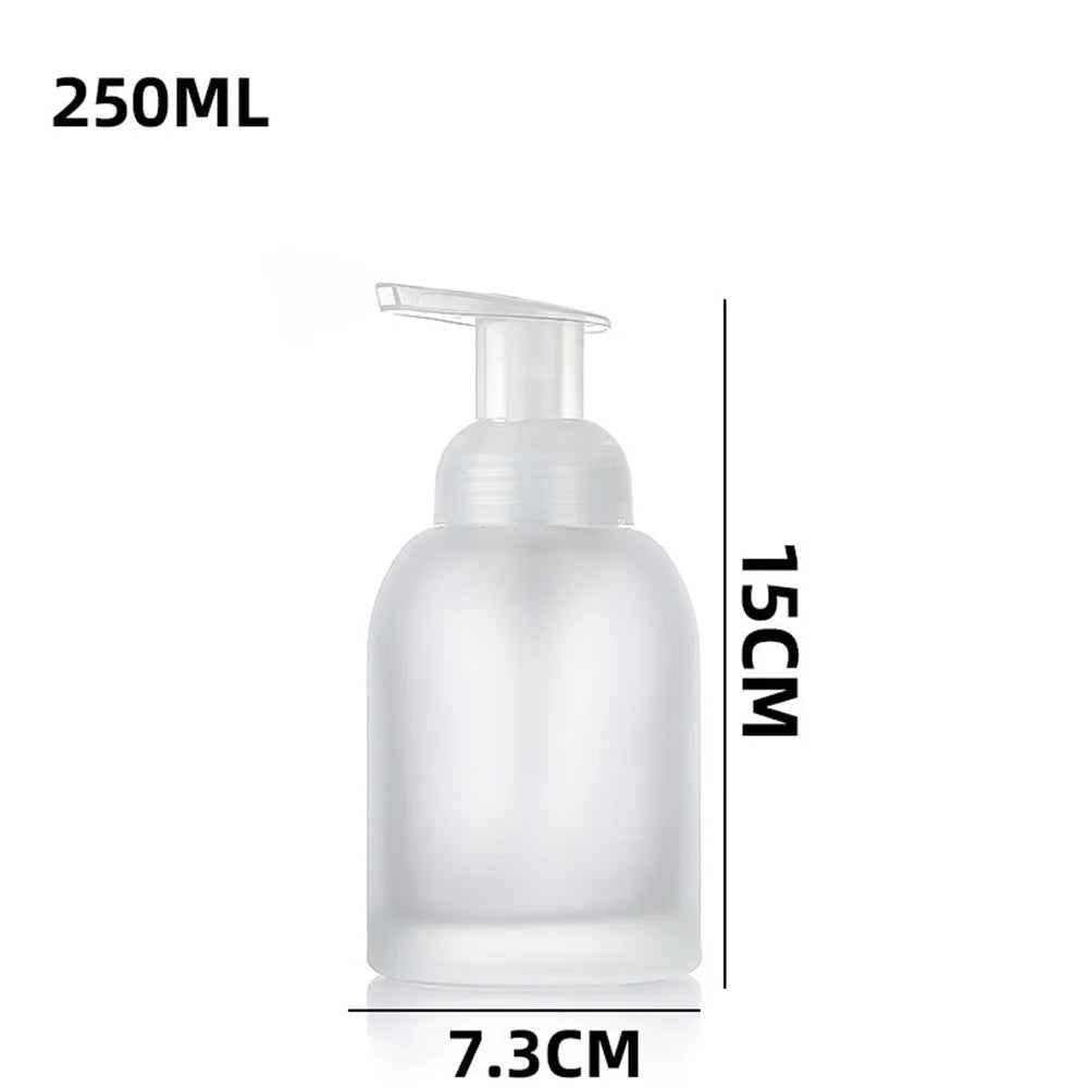 Glass Foam Pump Bottle 250ml & 375ml | Refillable Dispenser