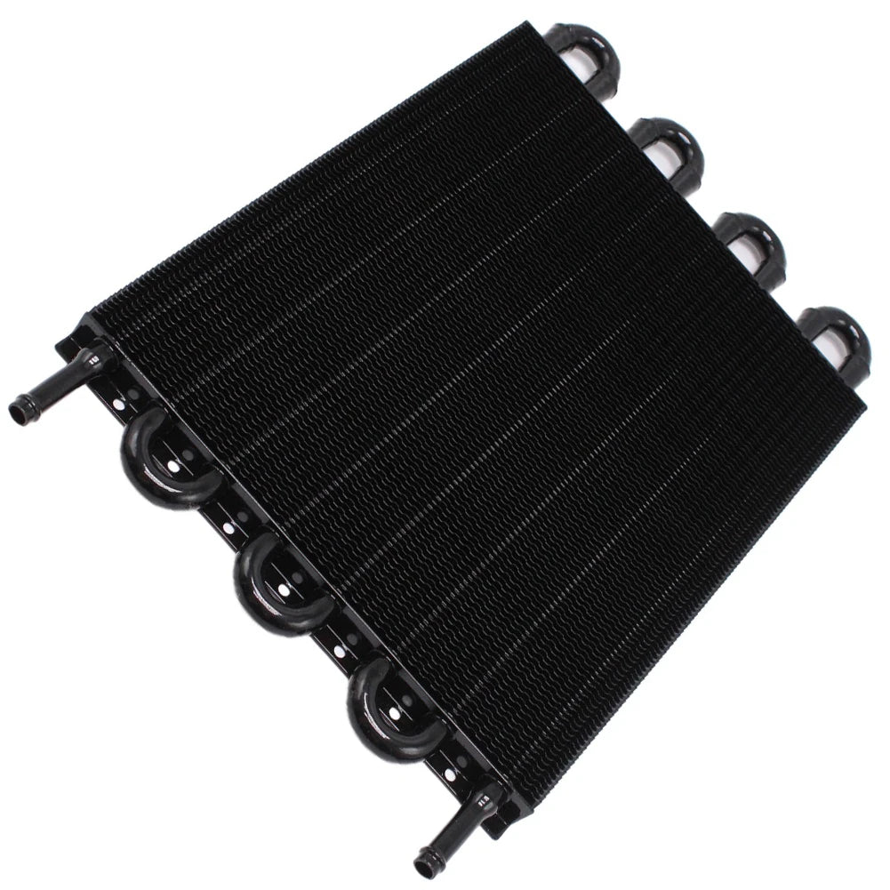 Aluminum Alloy Oil Cooler Kit for Vehicle Transmission Cooling with Pressure Resistant Heat Dissipation Design Oasis Select
