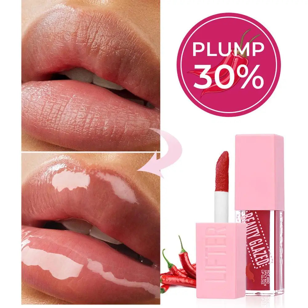 Jaysuing Shimmer Lip Oil Gloss – Fruity Moisturizing Tinted Jelly Lip Oil Gloss Oasis Select