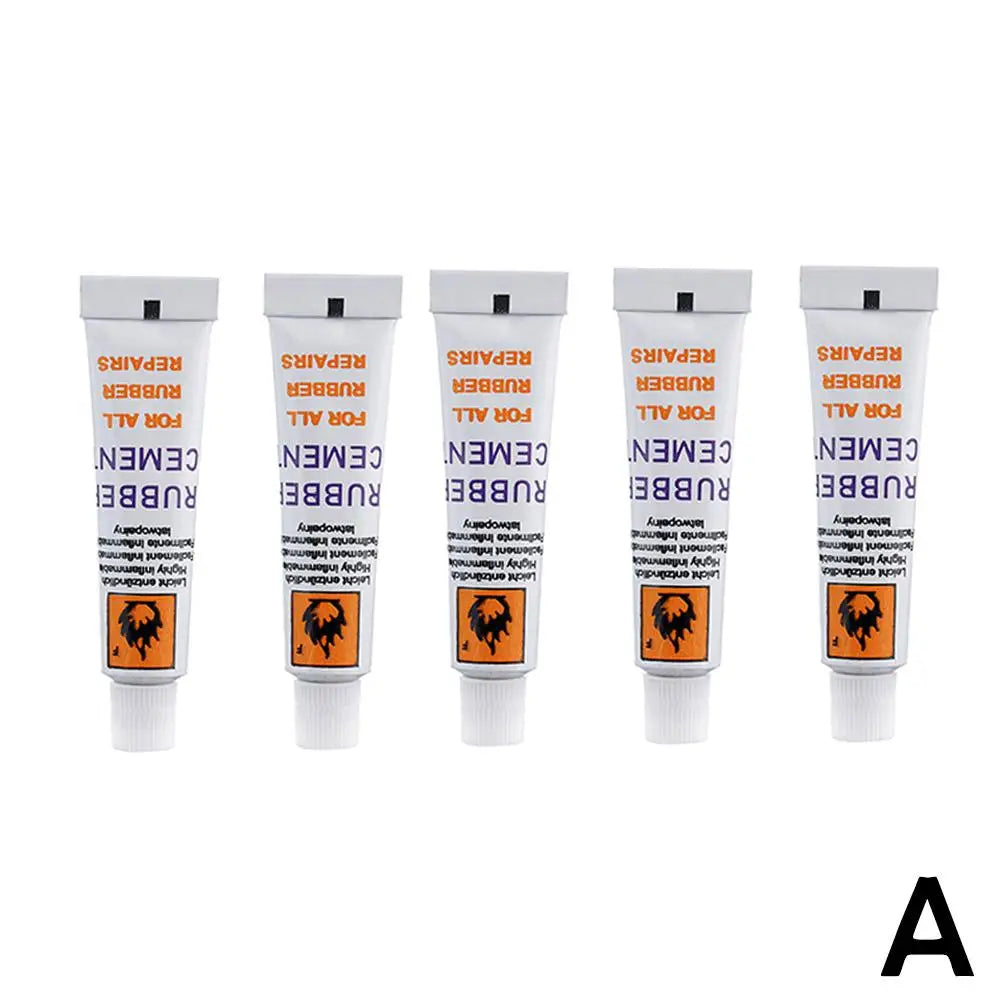 5/20pcs Car Motorcycle Bicycle Tire Repairing Glue Inner Tube Puncture Repair Glue Agent Emergency Portable Tyre Vulcanized Glue Oasis Select 5PCS-A