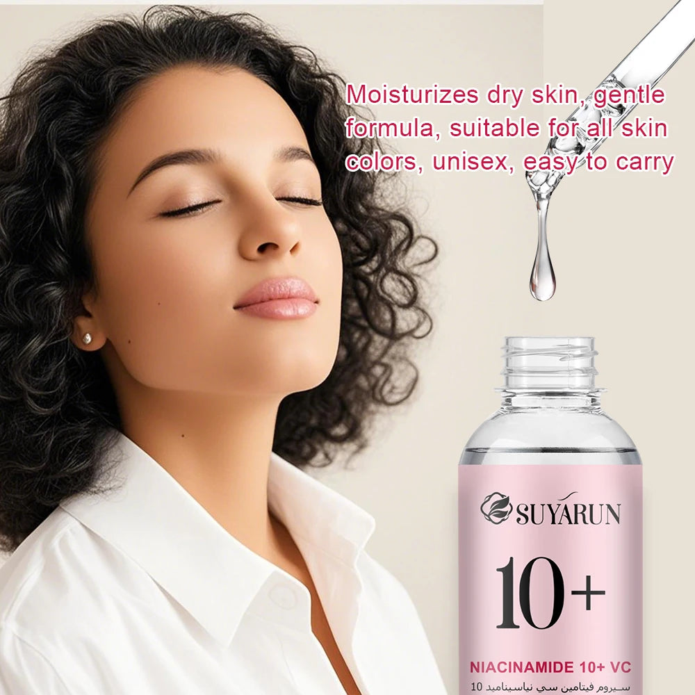 SUYARUN Niacinamide + Vitamin C Face Serum - Brightening, Anti-Aging, Dark Spot Corrector for All Skin Types. Oasis Select