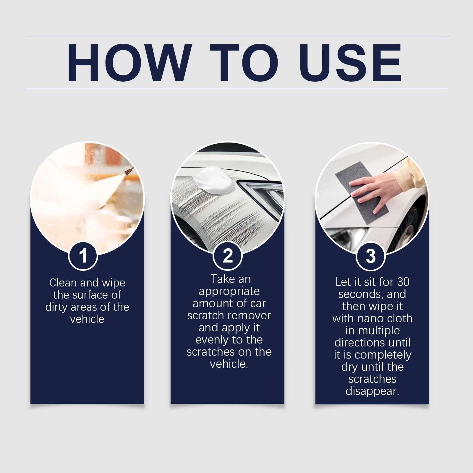 Car Scratch Remover Cream Automobile Polishing To Remove Vortex Marks Restore Vehicle Luster Paint Scratch Repair Car Care Tool Oasis Select