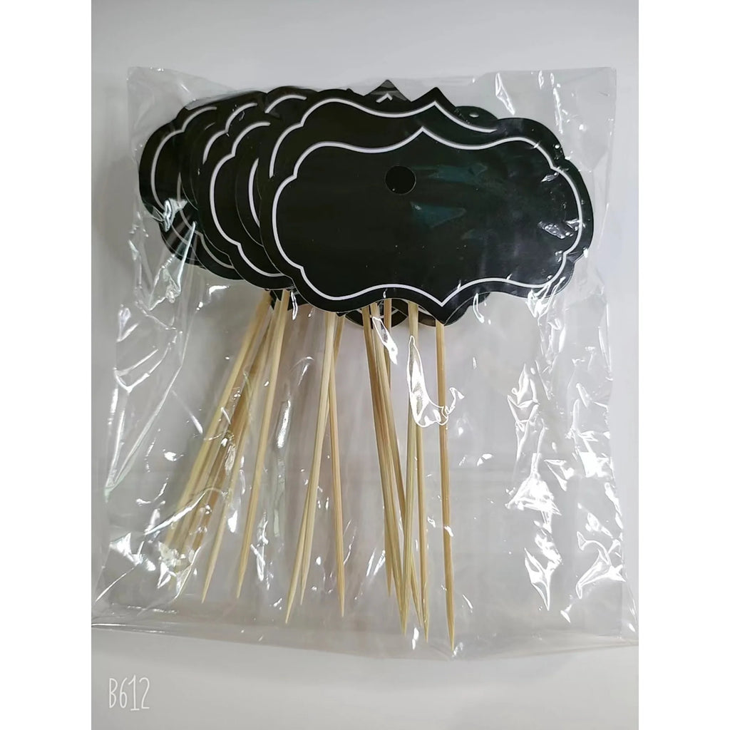 1 Set Mini Blackboard Paperboard Message Slate Business Card Holder Memo Label Brand Number Table Price For Party Decor Supplies Oasis Select C-16pcs 9x15cm