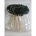 1 Set Mini Blackboard Paperboard Message Slate Business Card Holder Memo Label Brand Number Table Price For Party Decor Supplies Oasis Select C-16pcs 9x15cm