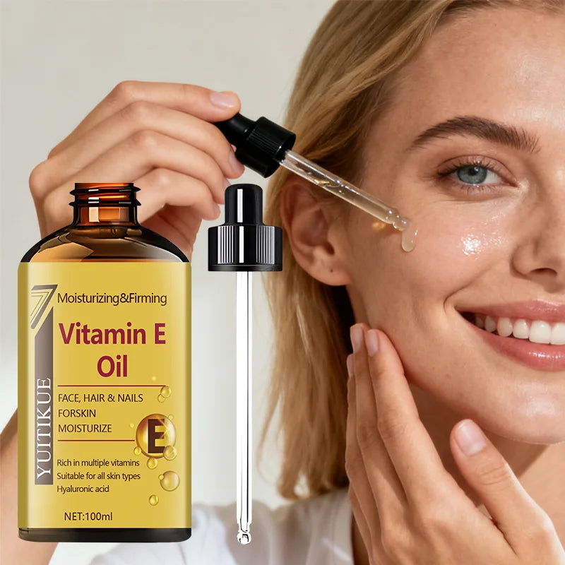 YUTIKUE Vitamin E Oil 100ml – Face, Hair & Nails Moisturizer