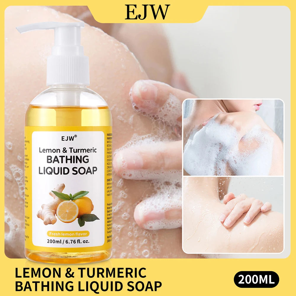 Turmeric Brightening Body Wash – Deep Cleansing Shower Gel Brightening Body Wash Oasis Select