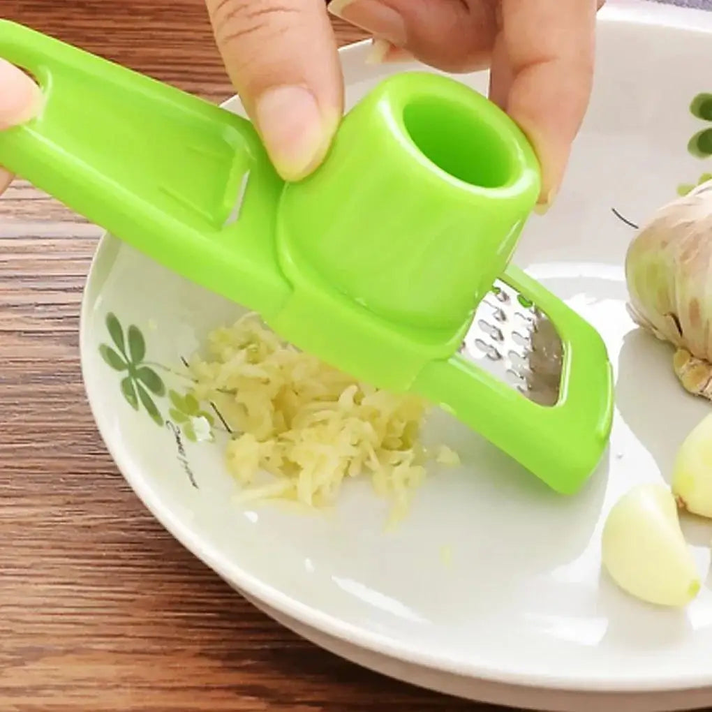 1 Pack Mini Garlic Grinder Creative Garlic Press Kitchen Garlic Mash Manual Garlic Mashing Green Kitchen Gadgets Oasis Select