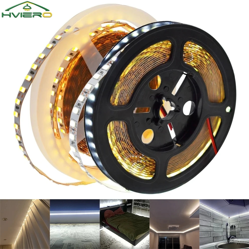 5M SMD 5730 LED Strip Light | 600 LEDs Warm White 12V DC
