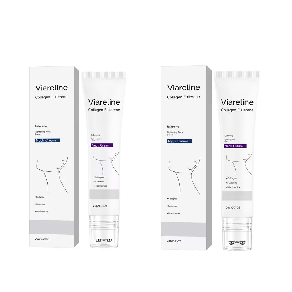 Collagen Neck Firming Cream Deep Hydration Moisturize Anti-Aging Anti-Wrinkle Tighten Smooth Fine Lines Lifting Neck Care Cream Oasis Select 50g x2 boxed