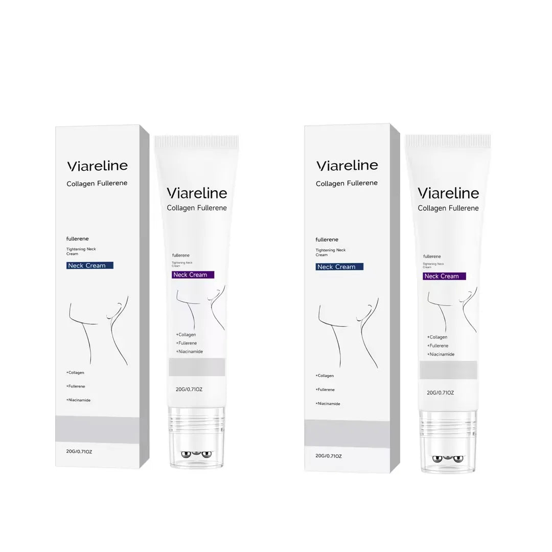 Collagen Neck Firming Cream Deep Hydration Moisturize Anti-Aging Anti-Wrinkle Tighten Smooth Fine Lines Lifting Neck Care Cream Oasis Select 50g x2 boxed