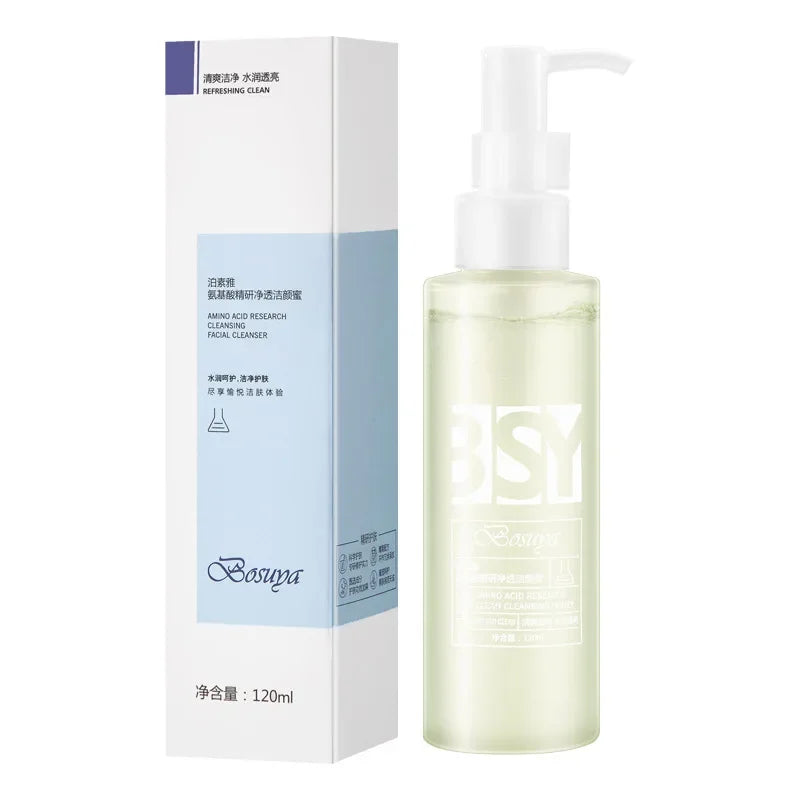120ml Amino Acid Facial Cleanser, Deep Gentle Cleansing, Oil Control, Purifying Cleansing Honey Face Exfoliator Oasis Select