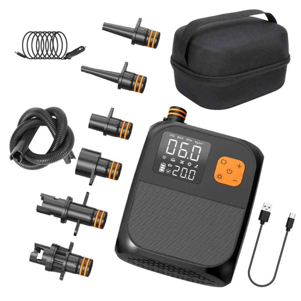 20PSI High Pressure Portable Air Compressor Stand Up Paddle SUP Pump Inflation Paddle Board Pump for Surfing Kite Mattress Tent Oasis Select