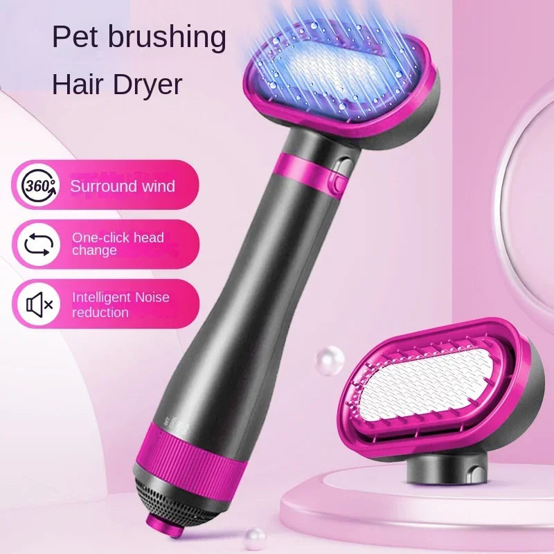 Pet Hair Dryer Dog Grooming Golden Retriever Hairdressing Dog Drying Brush Hair Comb Mute Not Hurt Hair Water Blower Oasis Select