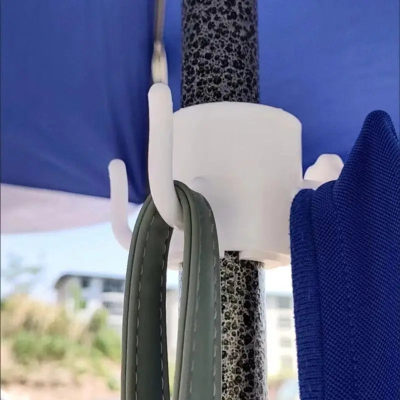 Versatile Beach Umbrella Hanging Hook Detachable Wear-resistant Hook Outdoor Space-saving Sun Umbrella Storage Holder Oasis Select