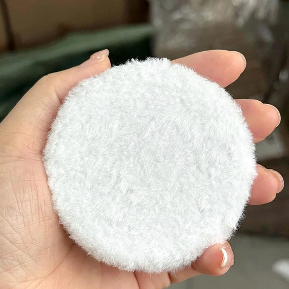 Fluffy Plush Compact Mirror – Dual-Sided Portable Folding
