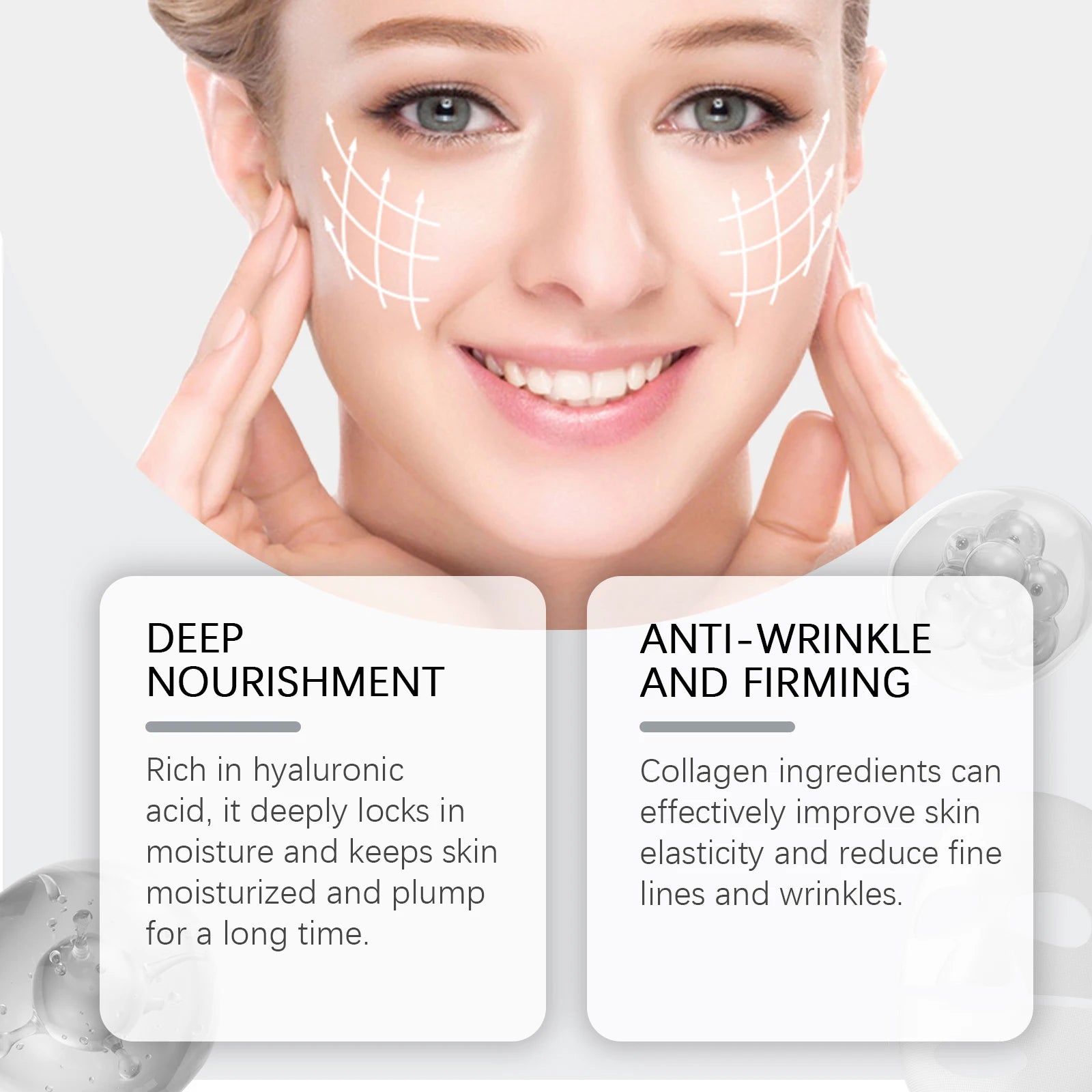 Eelhoe Collagen Face Mask – Firm, Brighten & Hydrate 4-Pack Collagen Face Mask Oasis Select