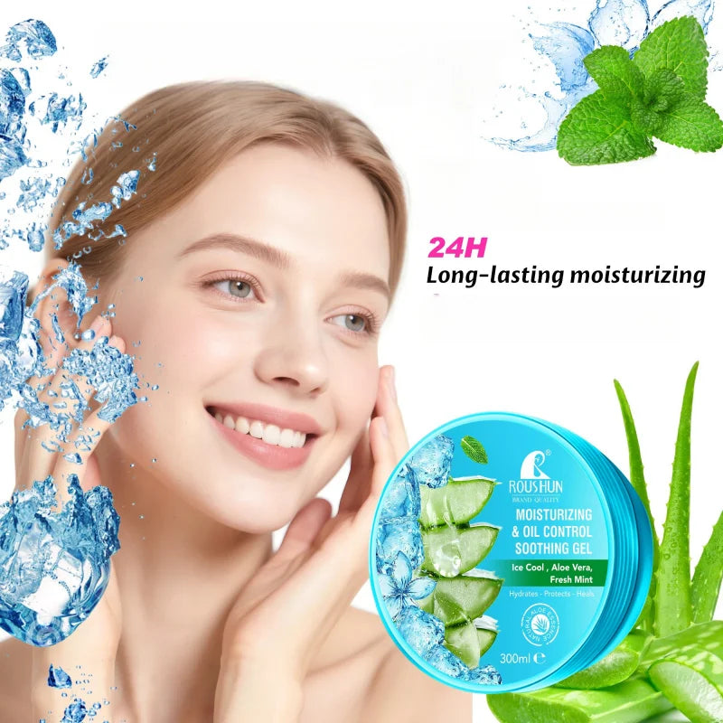ROUSHUN Aloe Vera Hydrating Gel – Nourishing & Non-Greasy