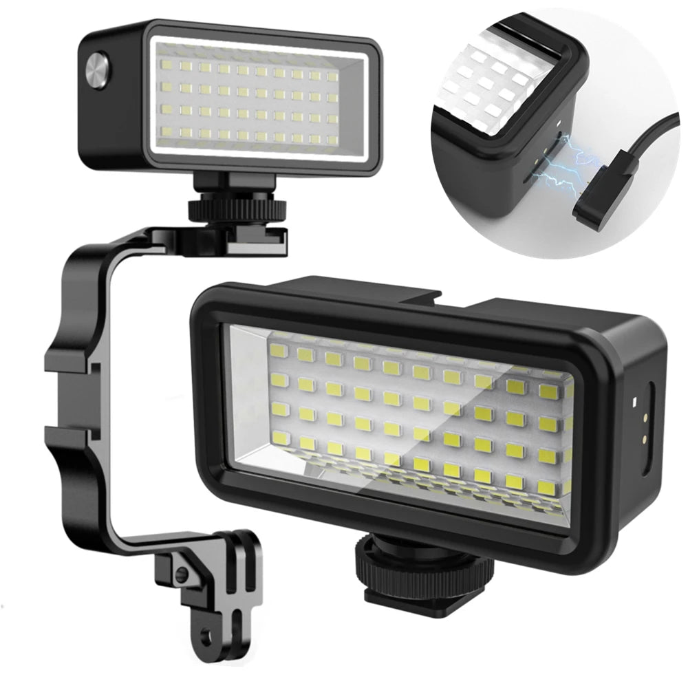 VeFly 40M Waterproof Underwater LED Fill Light | GoPro & DJI