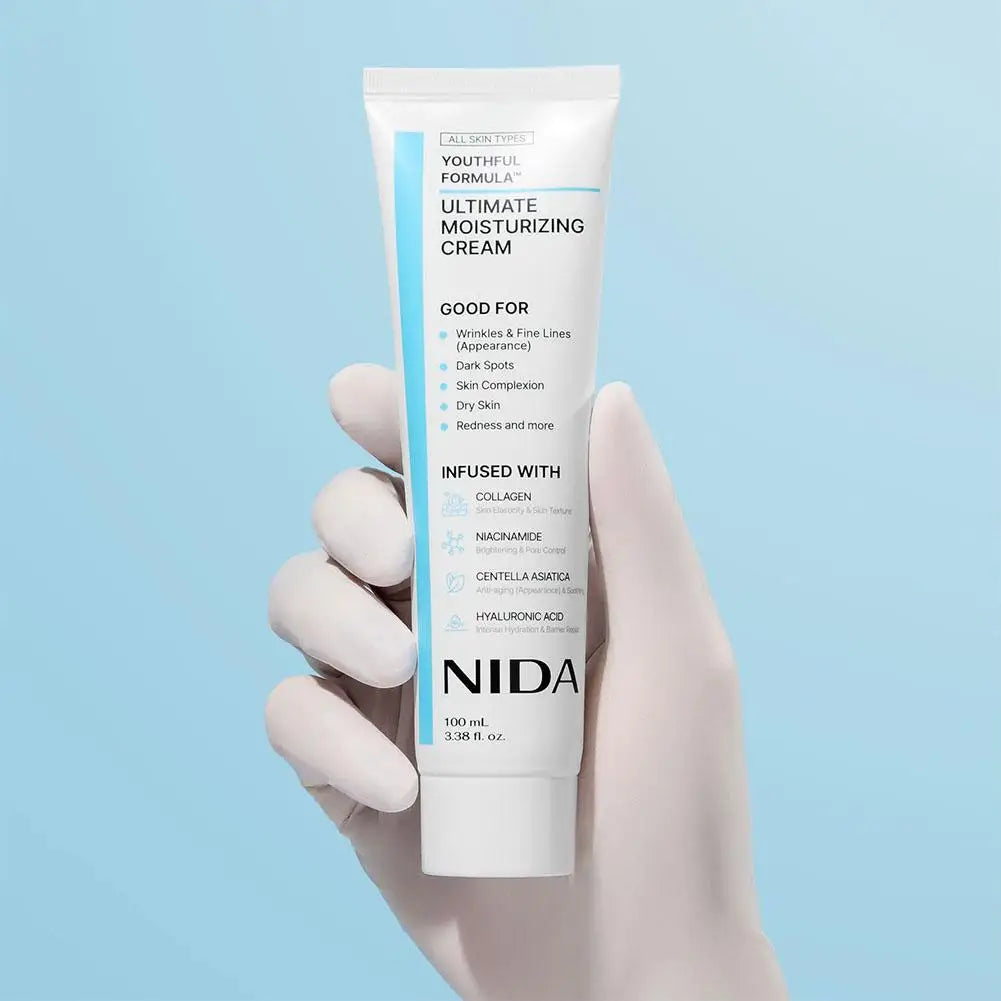 NIDA Ultimate Moisturizing Cream Anti-Aging Repairing Calming Pore Moisturizer Repair Redness Whitening Essence Skin Care Oasis Select