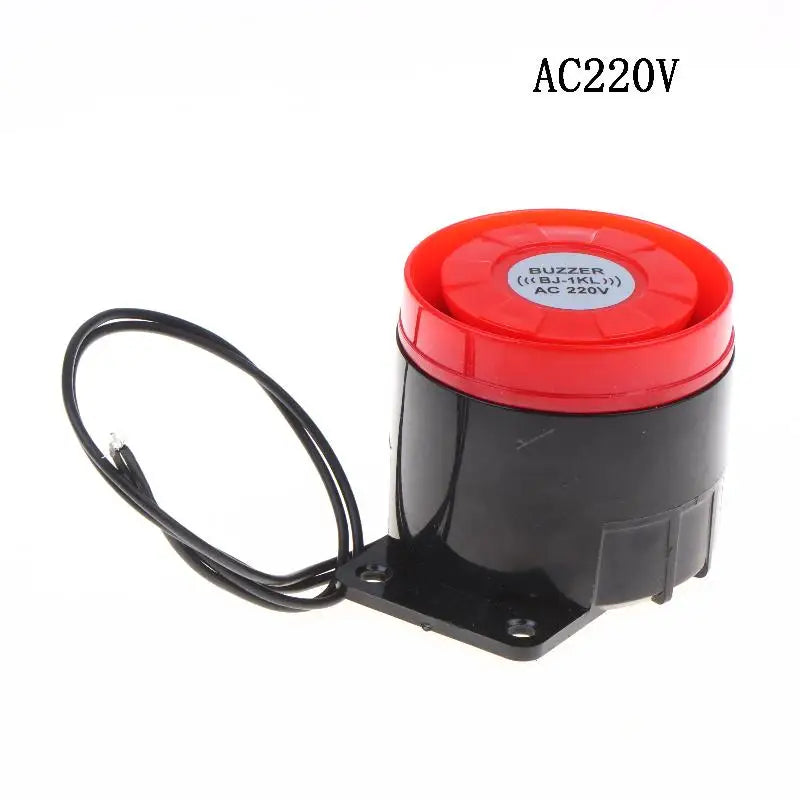 1Pcs High Decibel Sound And Light Alarm 12V 24V 220V Buzzer Anti-theft Audio Electronic Horn Waterproof Dustproof Oasis Select AC220V