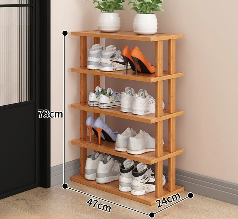 Home economy door multi-layer shoe storage artifact saves space, rental house shoe cabinet, shoe rack Oasis Select 5 layers 47