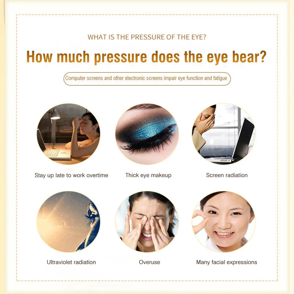 Gold Eye Cream Moisturizing And Hydrating Anti-wrinkle Eye Cream 30g/bottle Oasis Select